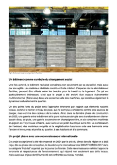 Article sur le projet de GrünboX à Vienne dans les anciennes usines Crétin.