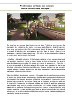 Communiqué de presse sur le projet éco-loger. 