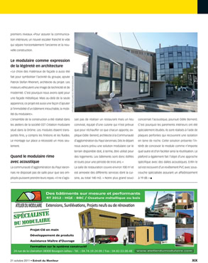 Article sur l'architecture modulaire. 