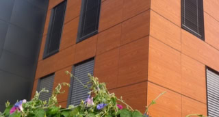 Fassade des Projekts.