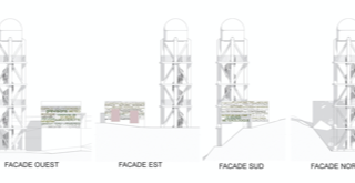 Facades of the project.