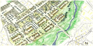 Plan de masse à la main. 