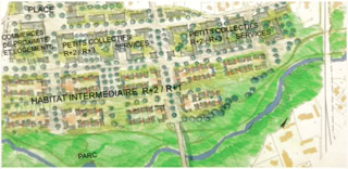 Plan de masse à la main. 